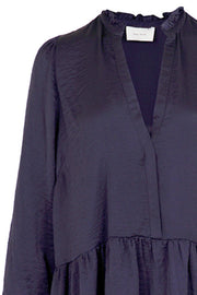 Federica Soft Dress | Dark Blue | Kjole fra Neo Noir