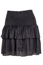 Carin Jacquard Skirt | Sort | Nederdel fra Neo Noir