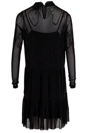 Kala Mesh Dress | Black | Kjole med glimmer fra Neo Noir