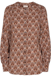 Sari Shirt | Caramel Café | Skjorte fra Freequent