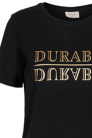 Fenja Tee Durable | Black | T-shirt med tekst fra Freequent