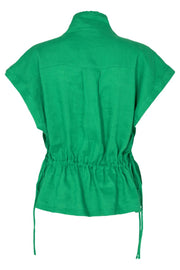 Sophie Shirt | Green briar | Bluse fra Copenhagen Muse