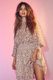Nadia Pleat Dress | Violet | Kjole fra Co'couture