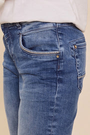 Naomi Gloss Jeans | Blue | Jeans fra Mos Mosh