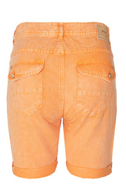 Nelly Block Shorts | Sun Orange | Shorts fra MOS MOSH