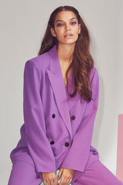 New Flash Oversize Blazer | Violet | Blazer fra Co'couture
