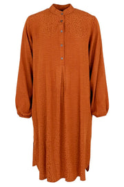 Nora Tunic Shirt | Camel | Skjorte fra Black Colour