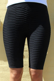 Naio2 Shorts | Black | Shorts med struktur fra Liberté