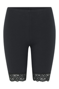 Bio-Shorts mit Spitze | Schwarz | Shorts mit Spitze von Decoy