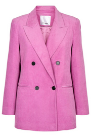 Oversize Corduroy Blazer | Pink | Blazer fra Co'couture