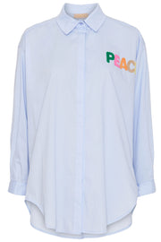 P32P Peace Shirt | Lightblue | Skjorte fra Marta du Chateau