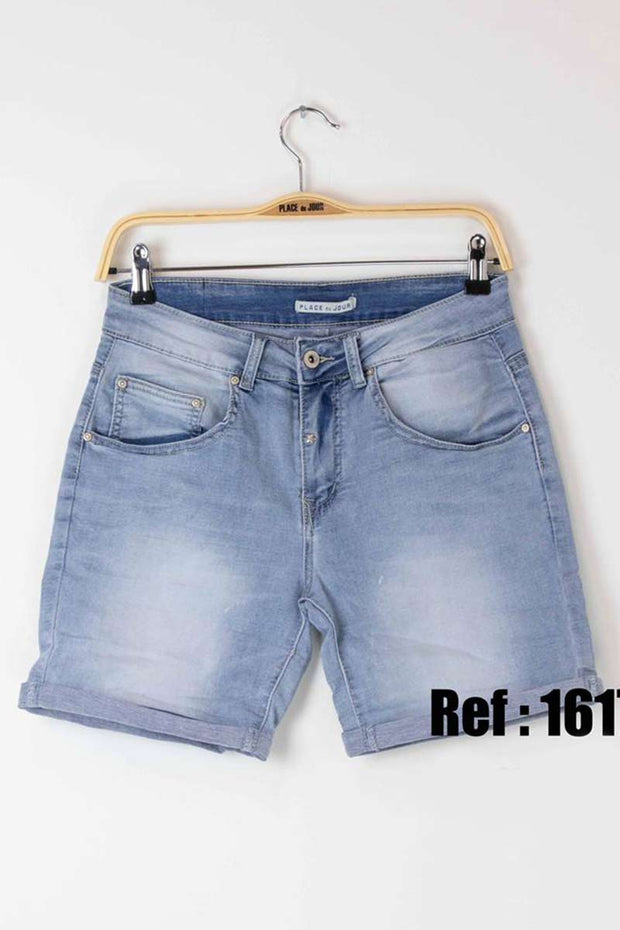 Noelle | Denim | Shorts fra Place Du Jour