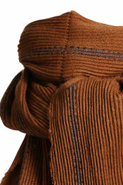 Piper scarf | Curry | Vaflet tørklæde fra Stylesnob