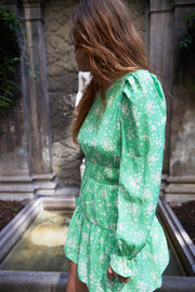 Parina Dress | Green | Kjole fra Lollys Laundry
