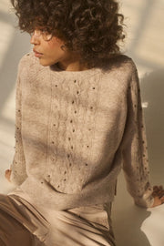 Parisa Bead Knit | Doeskin | Strik fra Mos Mosh