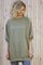 Mynte Oversized Sweat Dress | Green | Kjole fra Prepair