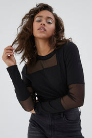 Punto Blouse | Black | Bluse fra Freequent