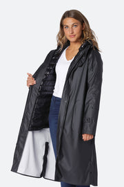 Raincoat 3in1 | Black | Regnjakke med inderjakke fra Ilse Jacobsen