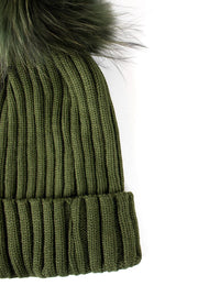 Rae Hat | Army green | Uld hue med kvast fra RE:DESIGNED