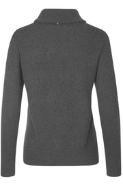 Pullover LS | 1440 Dark Grey Melange | Pullover fra Rosemunde
