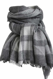 Rui scarf | Grey | Tørklæde med uld fra Stylesnob