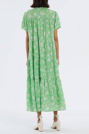 Reno Dress | Green | Kjole fra Lollys Laundry