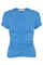 Rina Rib Tee | New Blue | T-Shirt fra Co'couture