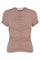 Rina Rib Tee | Walnut | T-Shirt fra Co'couture