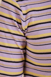 Roberta Dress | Lavender Yellow Stripe | Kjole fra Liberté