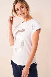 Rockstar | White Five | T-shirt med 5 tal fra Comfy Copenhagen