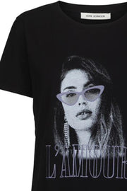 Filicia T-shirt | Black | T-shirt fra Sofie Schnoor