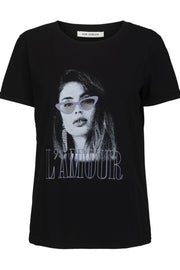 Filicia T-shirt | Black | T-shirt fra Sofie Schnoor