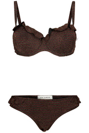 Florence Bikini | Black | Bikini med glimmer fra Sofie Schnoor