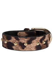 Bracelet | Leopard | Læder armbånd med print fra Sofie Schnoor