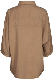 Everlyn Shirt | Camel | Sandfarvet skjorte fra Sofie Schnoor