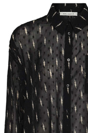 Sidsel Shirt | Black | Skjortekjole fra Sofie Schnoor