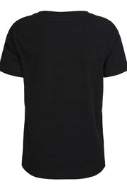 Cady T-shirt | Black | T-shirt med tryk fra Sofie Schnoor