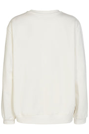 Fiona Sweatshirt | Off White | Sweatshirt med tryk fra Sofie Schnoor