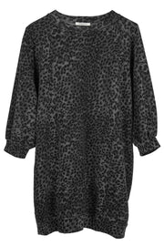 Super Oversized Sweatshirt | Anthracite Leopard | Sweatshirt fra Ragdoll LA