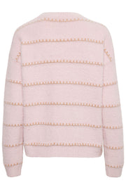 Knit Pullover L/S - U2508 | Rosa | Strik pullover fra Saint Tropez