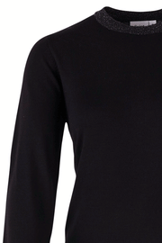 Knitted Pullover | Sort | Pullover med glimmer fra Saint Tropez