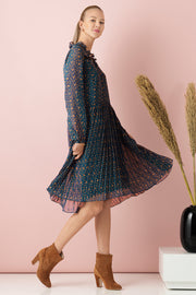 Woven Shirt Dress | Blå | Kjole med kviste fra Saint Tropez