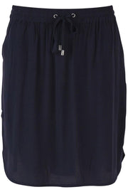 Woven skirt above knee R8155 | Blue deep | Nederdel fra Saint Tropez