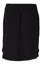 Elastic Waist Skirt R8155 | Sort | Afslappet nederdel fra SAINT TROPEZ