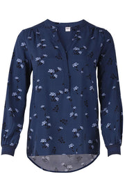CANDYLAND BLOUSE | Mørkeblå | Skjorte bluse fra SAINT TROPEZ