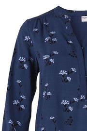CANDYLAND BLOUSE | Mørkeblå | Skjorte bluse fra SAINT TROPEZ