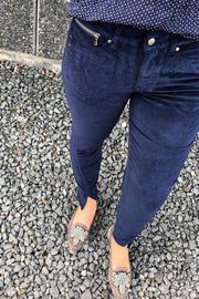 BABY CORDUROY PANTS | Blå | Baby fløjl bukser fra SAINT TROPEZ
