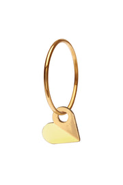 HEART | Limone & Gold | Hjerte øreringe fra Scherning
