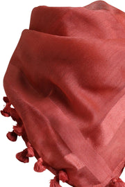 Sila Scarf | Old rose | Silke & uld tørklæde fra Stylesnob
