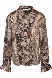Carina Shirt | Snake | Skjorte med print fra Sofie Schnoor